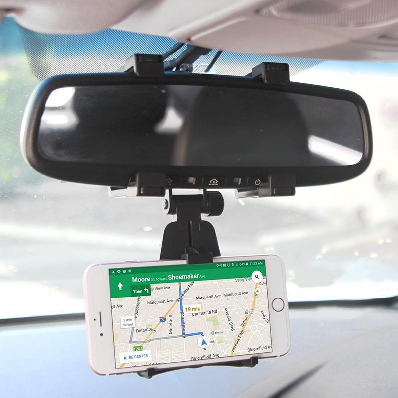 Soporte para Teléfono en Espejo Retrovisor del Auto